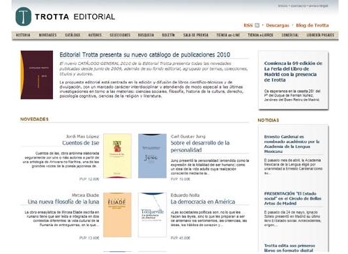Imagen nueva web editorial Trotta